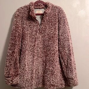 Weatherproof Vintage brand Sherpa Top sweater size XXL with pockets